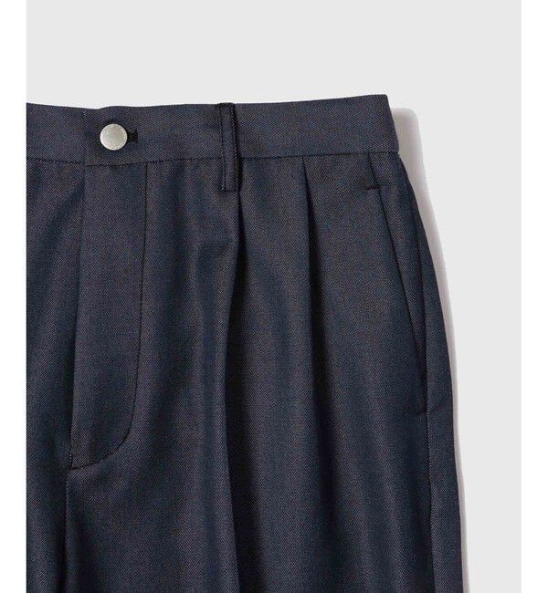 ADAM ET ROPE'「NIKKE ワイド イージー スラックスデニム / ADAM ET ROPE' JEANS -GRID-」|デニム|