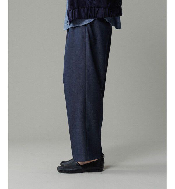 ADAM ET ROPE'「NIKKE ワイド イージー スラックスデニム / ADAM ET ROPE' JEANS -GRID-」|デニム|