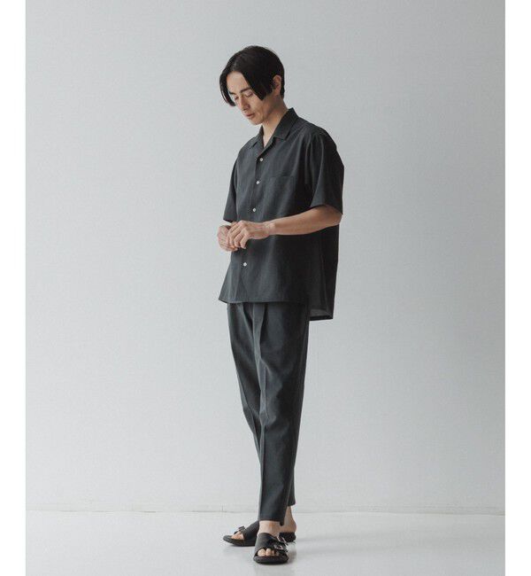 ADAM ET ROPE'「接触冷感【RIRANCHA】セットアップ / オープンカラーシャツ & スラックス」|スーツ|