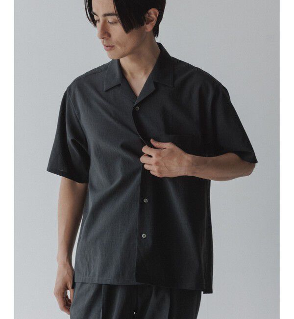 ADAM ET ROPE'「接触冷感【RIRANCHA】セットアップ / オープンカラーシャツ & スラックス」|スーツ|