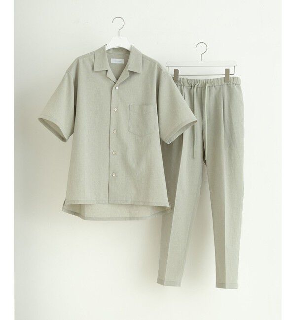 ADAM ET ROPE'「接触冷感【RIRANCHA】セットアップ / オープンカラーシャツ & スラックス」|スーツ|