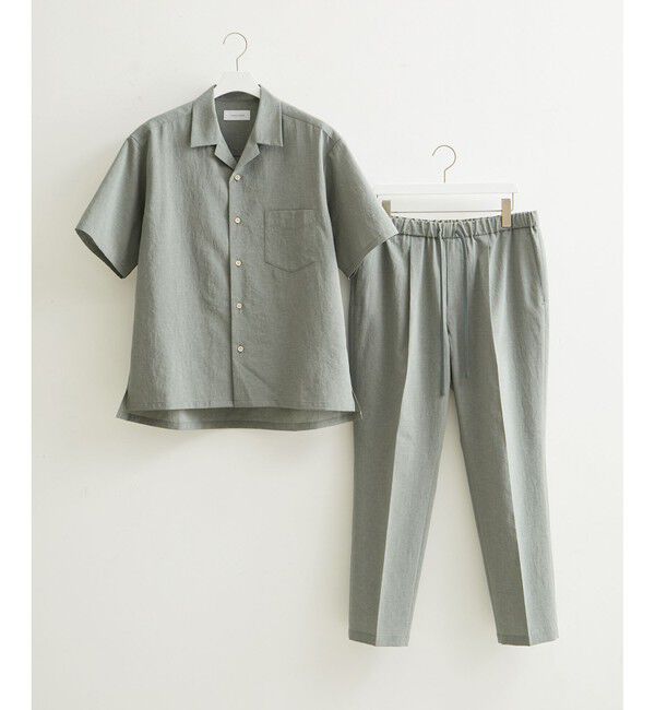 ADAM ET ROPE'「接触冷感【RIRANCHA】セットアップ / オープンカラーシャツ & スラックス」|スーツ|