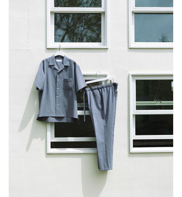 ADAM ET ROPE'「接触冷感【RIRANCHA】セットアップ / オープンカラーシャツ & スラックス」|スーツ|