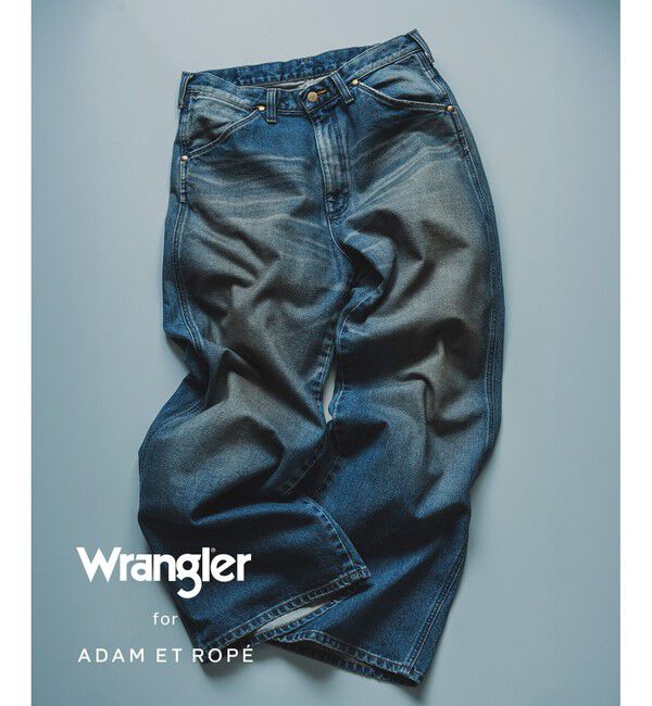 ADAM ET ROPE'「《別注》【Wrangler/ラングラー】WIDE FLARE JEAN / UNISEX」|デニム|ブルー系(46)
