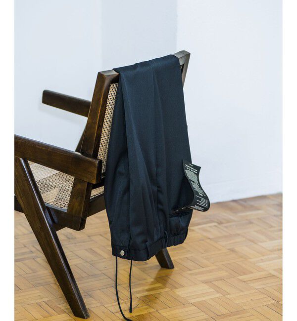 ADAM ET ROPE'「【NIKKE】ワイド イージー デニム スラックス / ADAM ET ROPE' JEANS -GRID-」|デニム|ブラック(01)