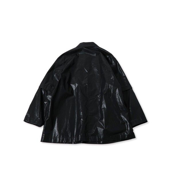 ADAM ET ROPE'「2WAYスリーブコーティングシャツブルゾン」|ブルゾン・スタジャン|