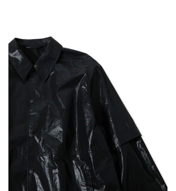 ADAM ET ROPE'「2WAYスリーブコーティングシャツブルゾン」|ブルゾン・スタジャン|