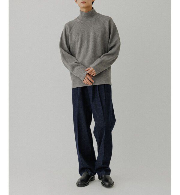 ADAM ET ROPE'「《リバーシブル》カシミヤブレンド オフタートルニット」|ニット・セーター|