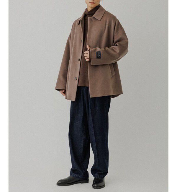 ADAM ET ROPE'「《リバーシブル》カシミヤブレンド オフタートルニット」|ニット・セーター|