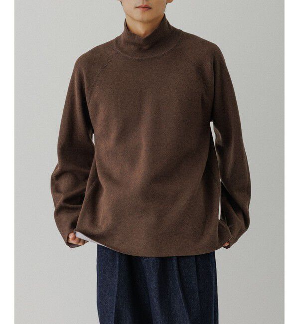 ADAM ET ROPE'「《リバーシブル》カシミヤブレンド オフタートルニット」|ニット・セーター|