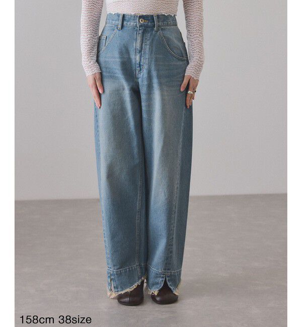 ADAM ET ROPE'「ルーズフィットアジャストデニム」|デニム|