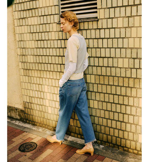 ADAM ET ROPE'「ルーズフィットアジャストデニム」|デニム|