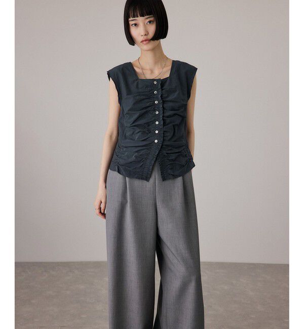 ADAM ET ROPE'「ブラウスコンビオールインワン」|オールインワン|ネイビー系(41)