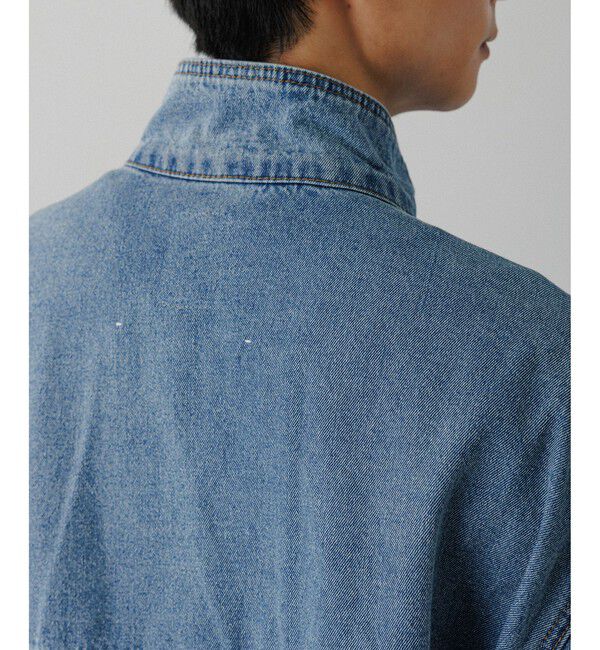 ADAM ET ROPE'「ブリーチデニム ボマージャケット / ADAM ET ROPE' JEANS -FILM-」|デニムジャケット|