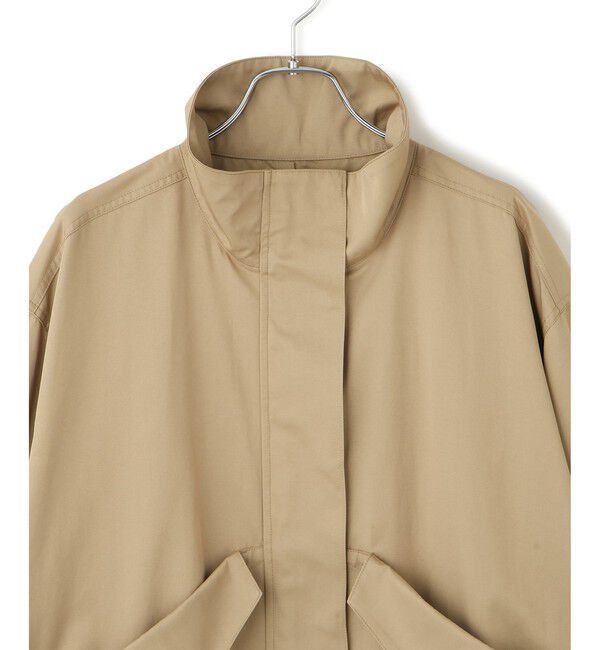 ADAM ET ROPE'「【WEB限定】スタンドネックドロストブルゾン/撥水」|ブルゾン・スタジャン|