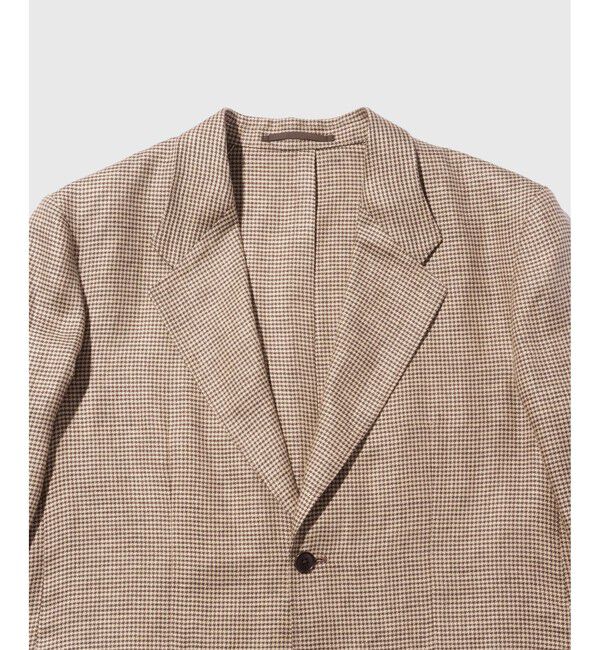 ADAM ET ROPE'「ボックス シルエット リネンブレザー」|テーラードジャケット|