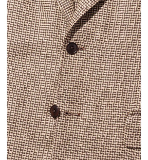 ADAM ET ROPE'「ボックス シルエット リネンブレザー」|テーラードジャケット|