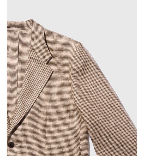 ADAM ET ROPE'「ボックス シルエット リネンブレザー」|テーラードジャケット|