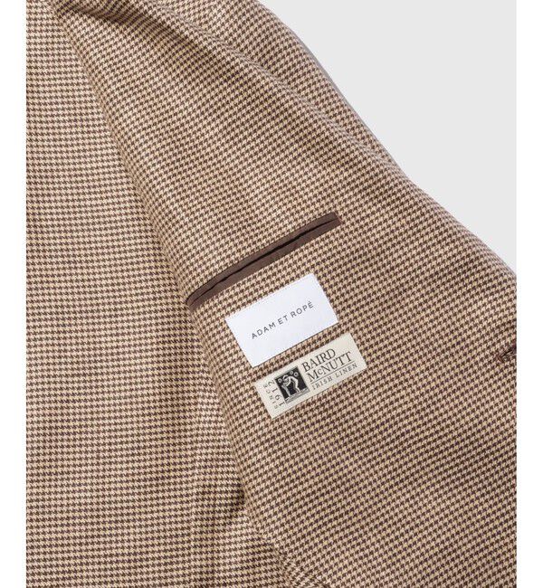 ADAM ET ROPE'「ボックス シルエット リネンブレザー」|テーラードジャケット|