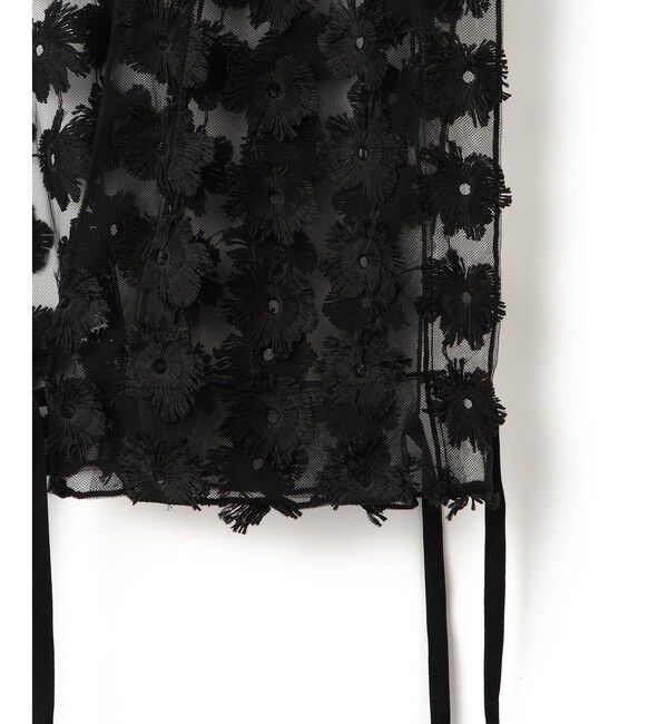 ADAM ET ROPE'「フラワーチュール2WAYトップス」|シャツ・ブラウス|