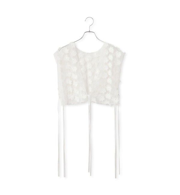 ADAM ET ROPE'「フラワーチュール2WAYトップス」|シャツ・ブラウス|