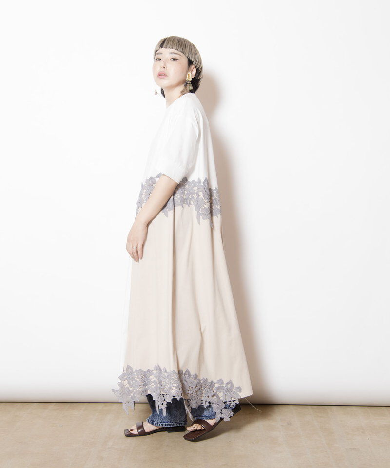  「レースモチーフワンピース」|ワンピース|