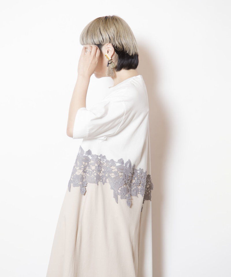  「レースモチーフワンピース」|ワンピース|