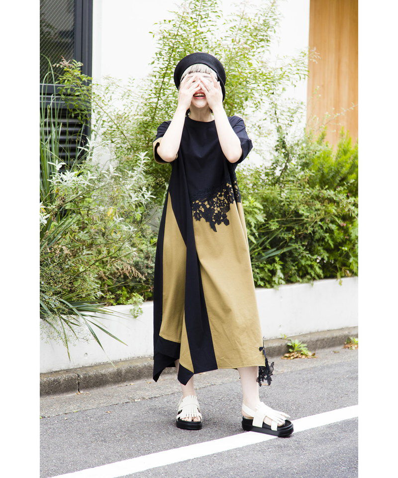  「レースモチーフワンピース」|ワンピース|