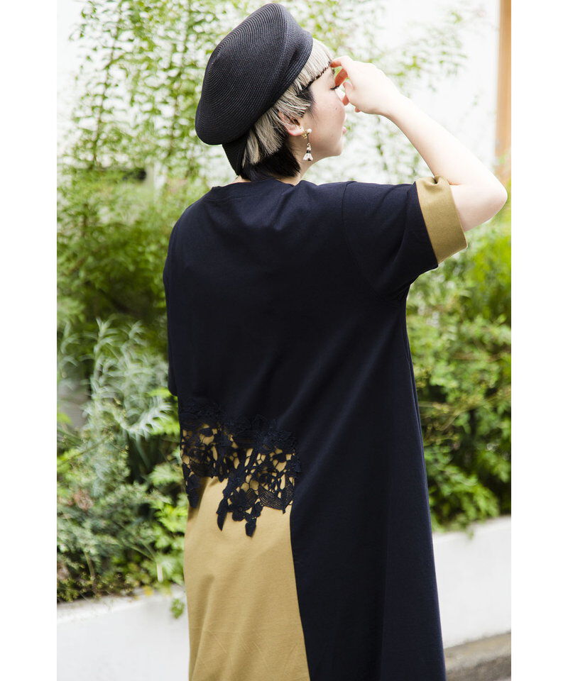  「レースモチーフワンピース」|ワンピース|