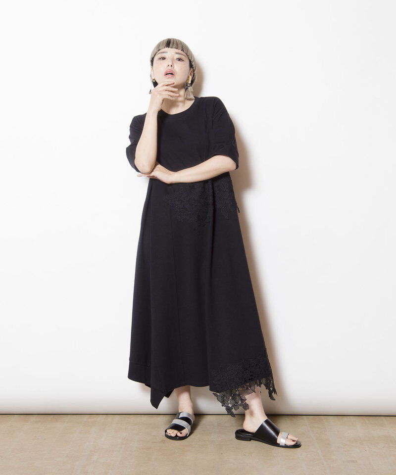  「レースモチーフワンピース」|ワンピース|