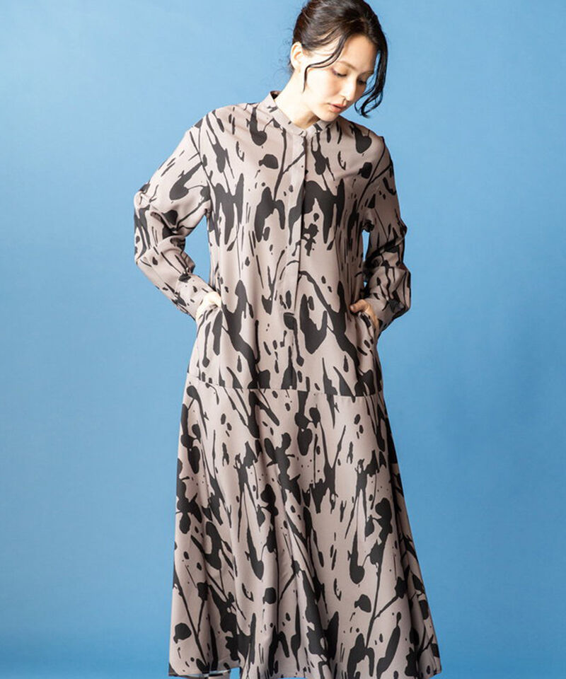  「プリントマーメイドワンピース」|ワンピース|BROWN