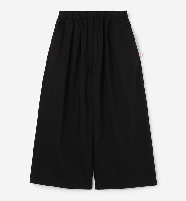 DANTON「DANTON | タイプライター ワイドイージーパンツ WOMEN」|チノ|BLACK