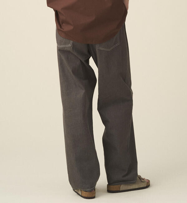 DANTON「DANTON | カラーデニム ベルトイージーパンツ MEN」|デニム|