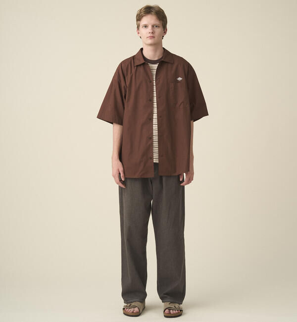 DANTON「DANTON | カラーデニム ベルトイージーパンツ MEN」|デニム|