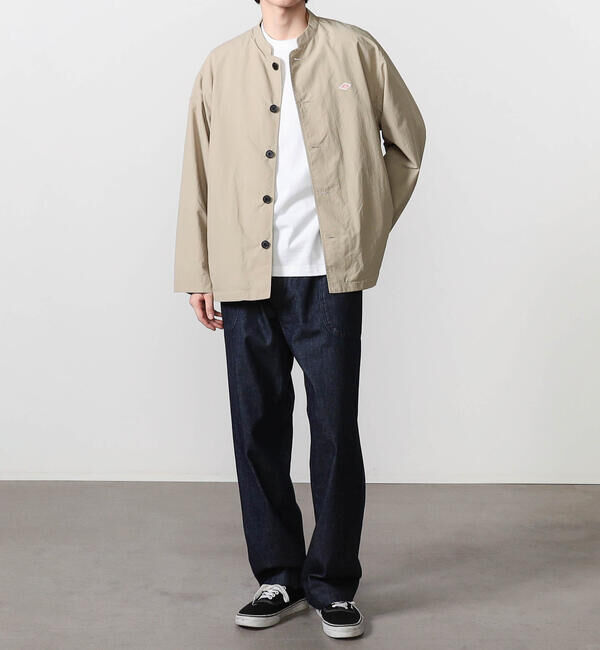 DANTON「DANTON | ナイロンタッサー バンドカラージャケット MEN」|テーラードジャケット|