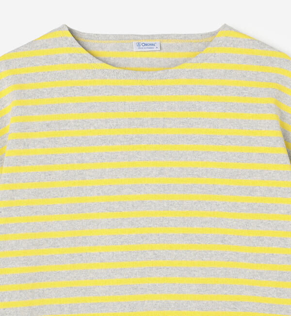 ORCIVAL「ORCIVAL | コットンロード クルーネック 半袖バスクシャツ MEN」|Tシャツ・カットソー|