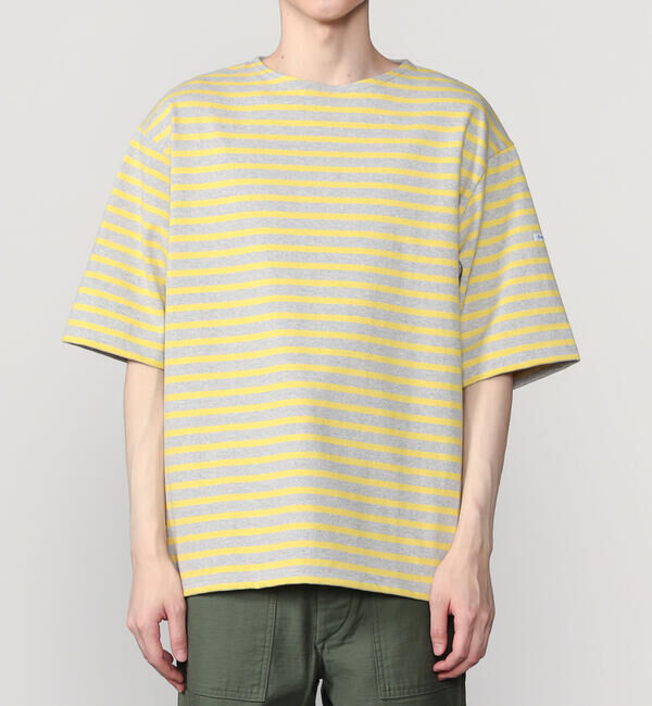 ORCIVAL「ORCIVAL | コットンロード クルーネック 半袖バスクシャツ MEN」|Tシャツ・カットソー|