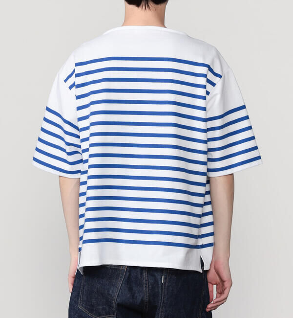 ORCIVAL「ORCIVAL | ラッセル ワイド ボートネック 半袖バスクシャツ MEN」|Tシャツ・カットソー|