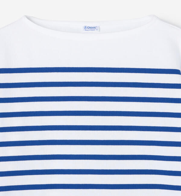 ORCIVAL「ORCIVAL | ラッセル ワイド ボートネック 半袖バスクシャツ MEN」|Tシャツ・カットソー|