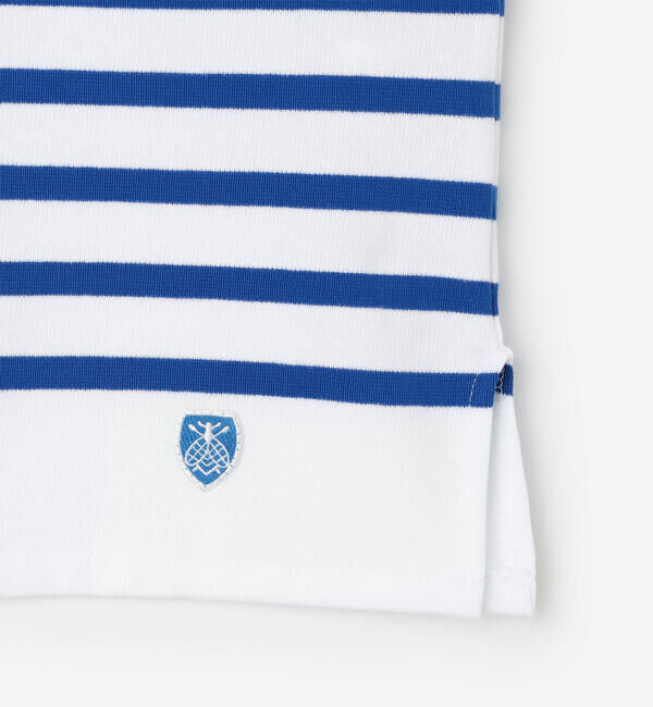 ORCIVAL「ORCIVAL | ラッセル ワイド ボートネック 半袖バスクシャツ MEN」|Tシャツ・カットソー|