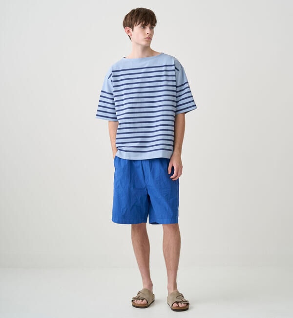 ORCIVAL「ORCIVAL | ラッセル ワイド ボートネック 半袖バスクシャツ MEN」|Tシャツ・カットソー|