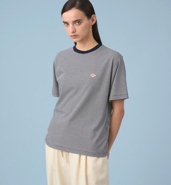 DANTON「DANTON | ボーダー クルーネックTシャツ WOMEN」|Tシャツ・カットソー|