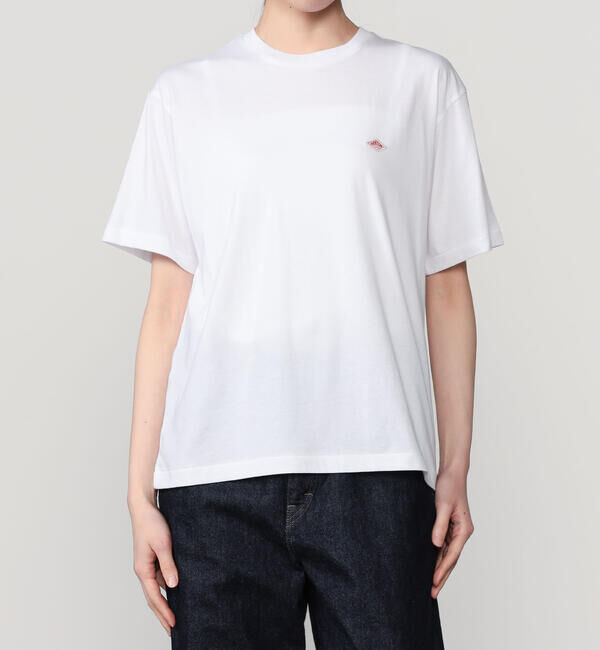 DANTON「DANTON | クルーネックTシャツ SOLID WOMEN」|Tシャツ・カットソー|WHITE