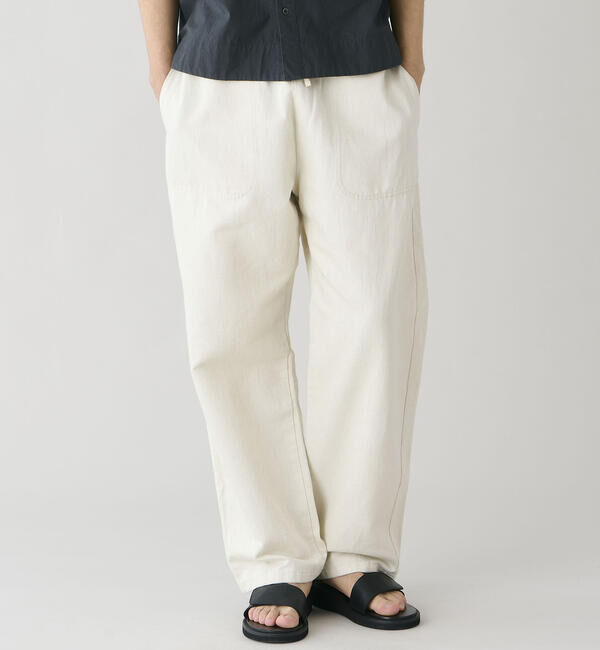 DANTON「DANTON | コットンリネンツイル イージーパンツ MEN」|チノ|