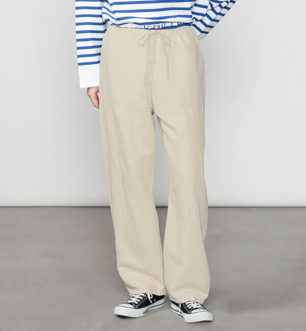 DANTON「DANTON | コットンリネンツイル イージーパンツ MEN」|チノ|