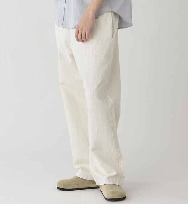 DANTON「DANTON | コットンリネンツイル イージーパンツ MEN」|チノ|