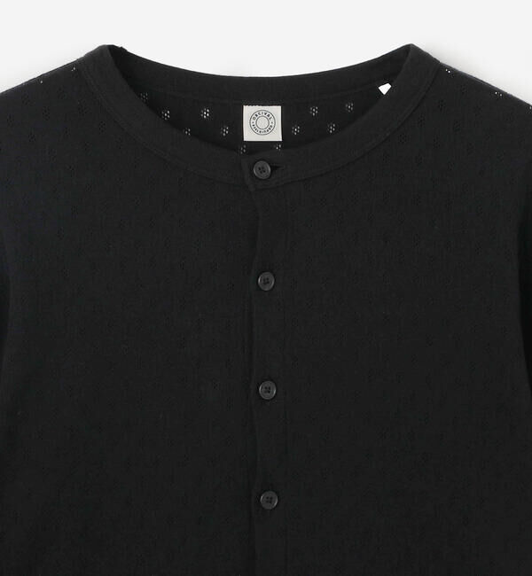 ORCIVAL「ORCIVAL | パターンメッシュ コットン クルーネックカーディガン WOMEN」|カーディガン|