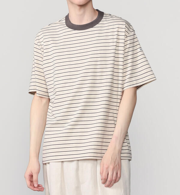 ORCIVAL「ORCIVAL | コットン ストレッチ クルーネック半袖Tシャツ MEN」|Tシャツ・カットソー|BEIGE系1