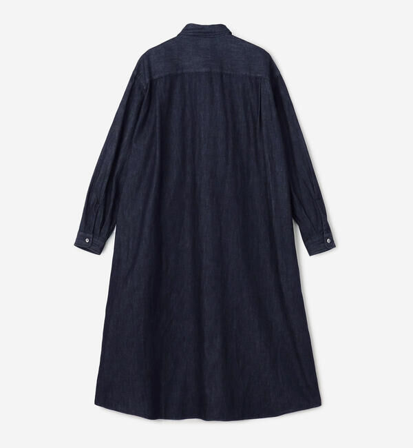 DANTON「DANTON | デニムダンガリー レギュラーカラーシャツワンピース WOMEN」|ワンピース|