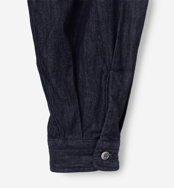 DANTON「DANTON | デニムダンガリー レギュラーカラーシャツワンピース WOMEN」|ワンピース|